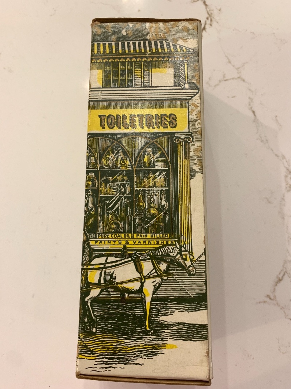 AVON Lemon Velvet Moisturized Friction Lotion Apothecary Decanter w/ Box
